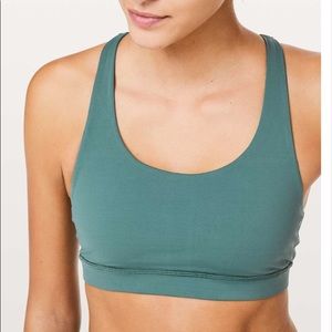 Lululemon Invigorate Sports Bra in green